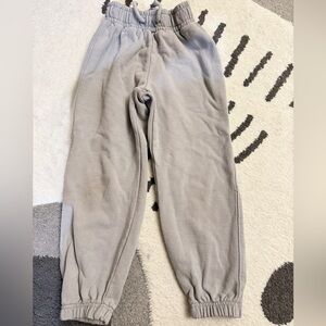 Zara Kids Light Gray Elastic Waist Joggers